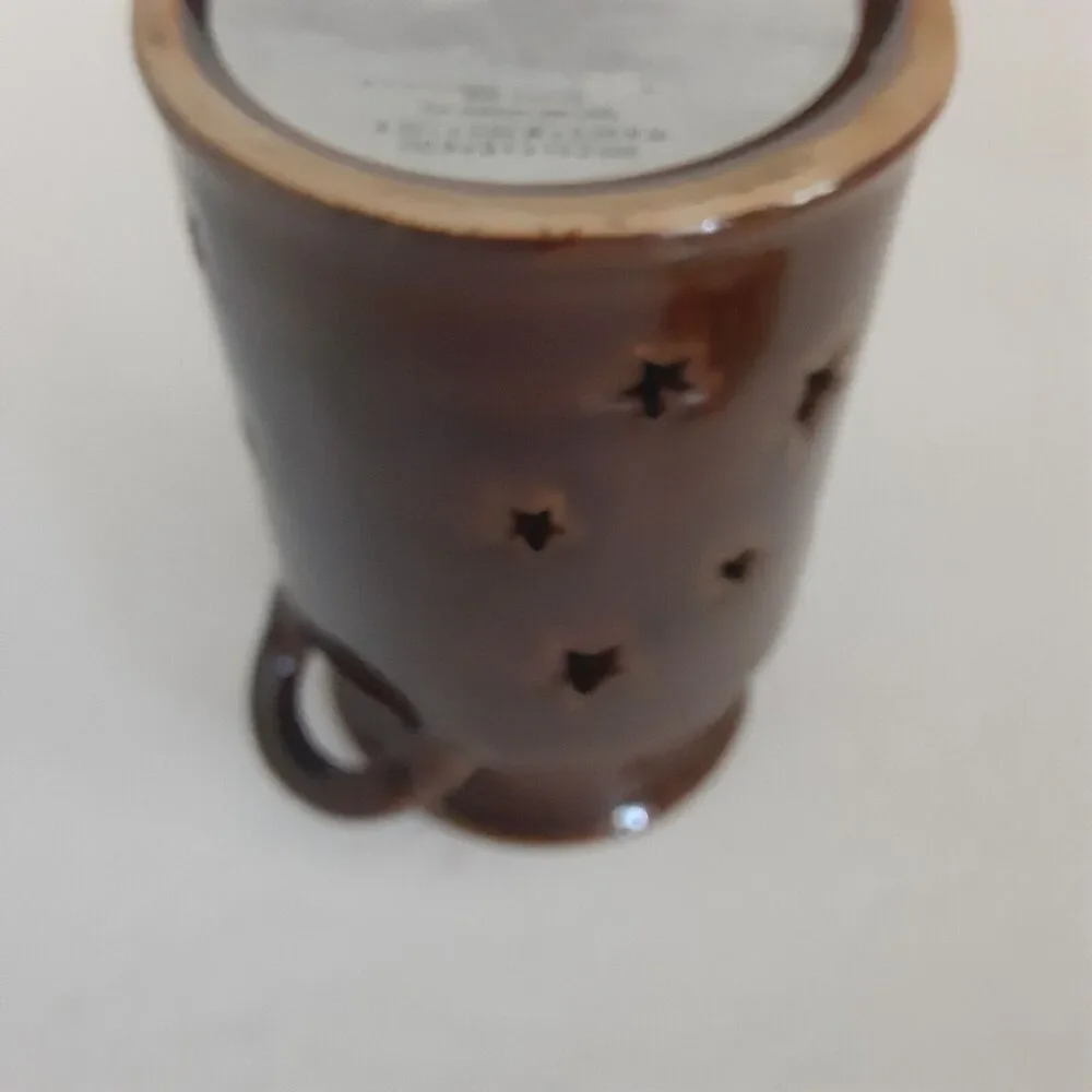 Vintage Jaclyn Smith Candle Holder Outdoors Ceramic